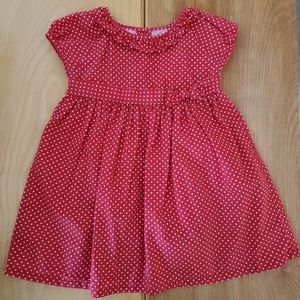 Gymboree dress red polka-dots size 12-18 months
